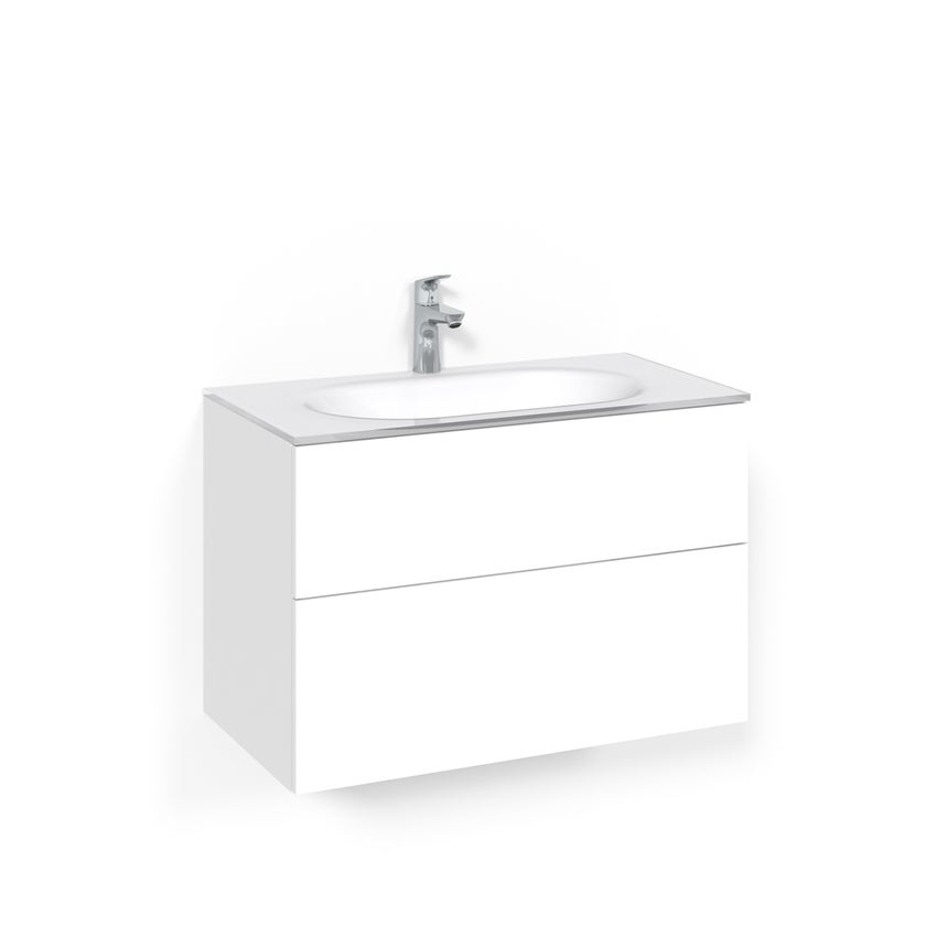 Kom Crown 80x45 Pl Vit ViG