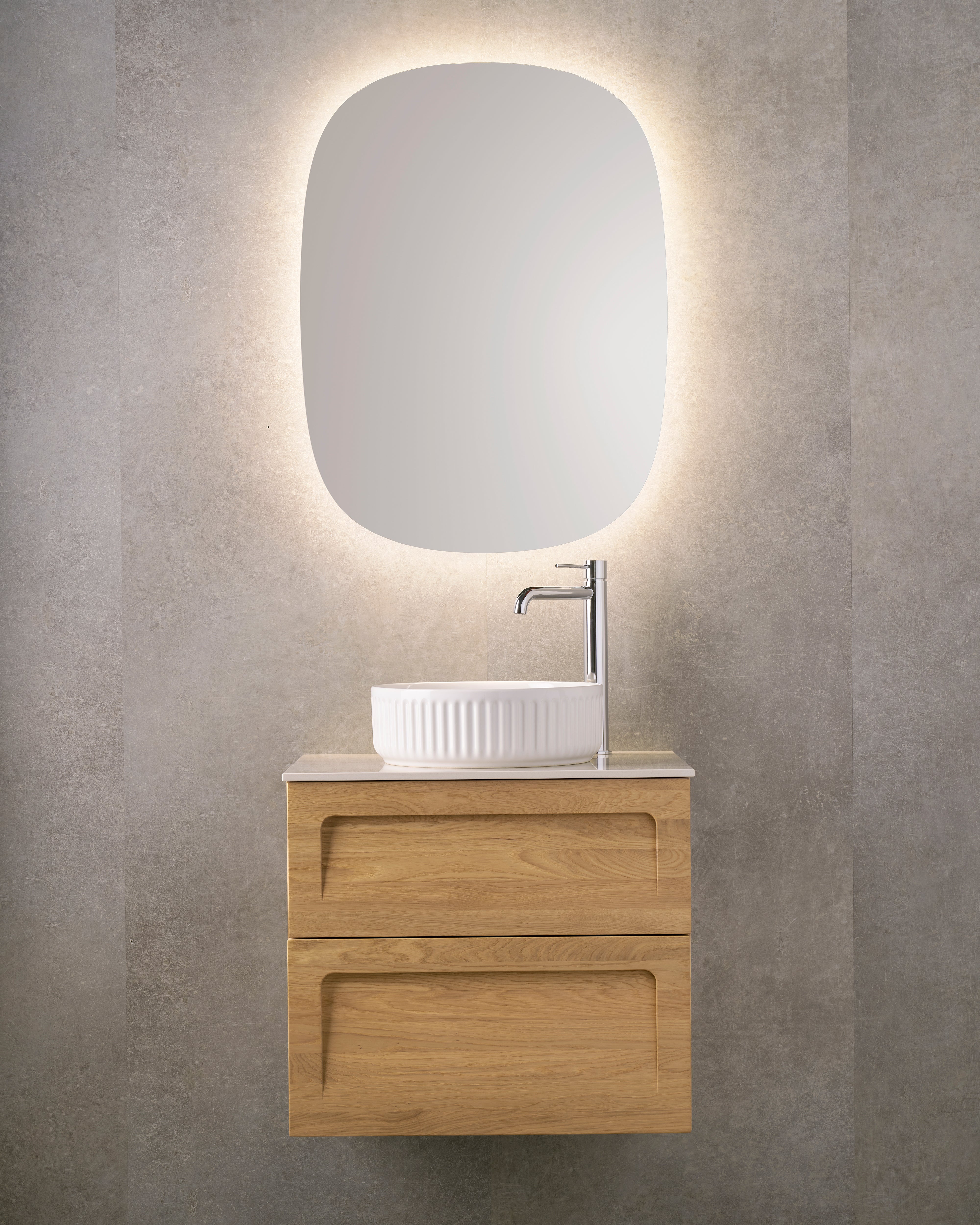 Vega Spegel oval 60x80 Amb