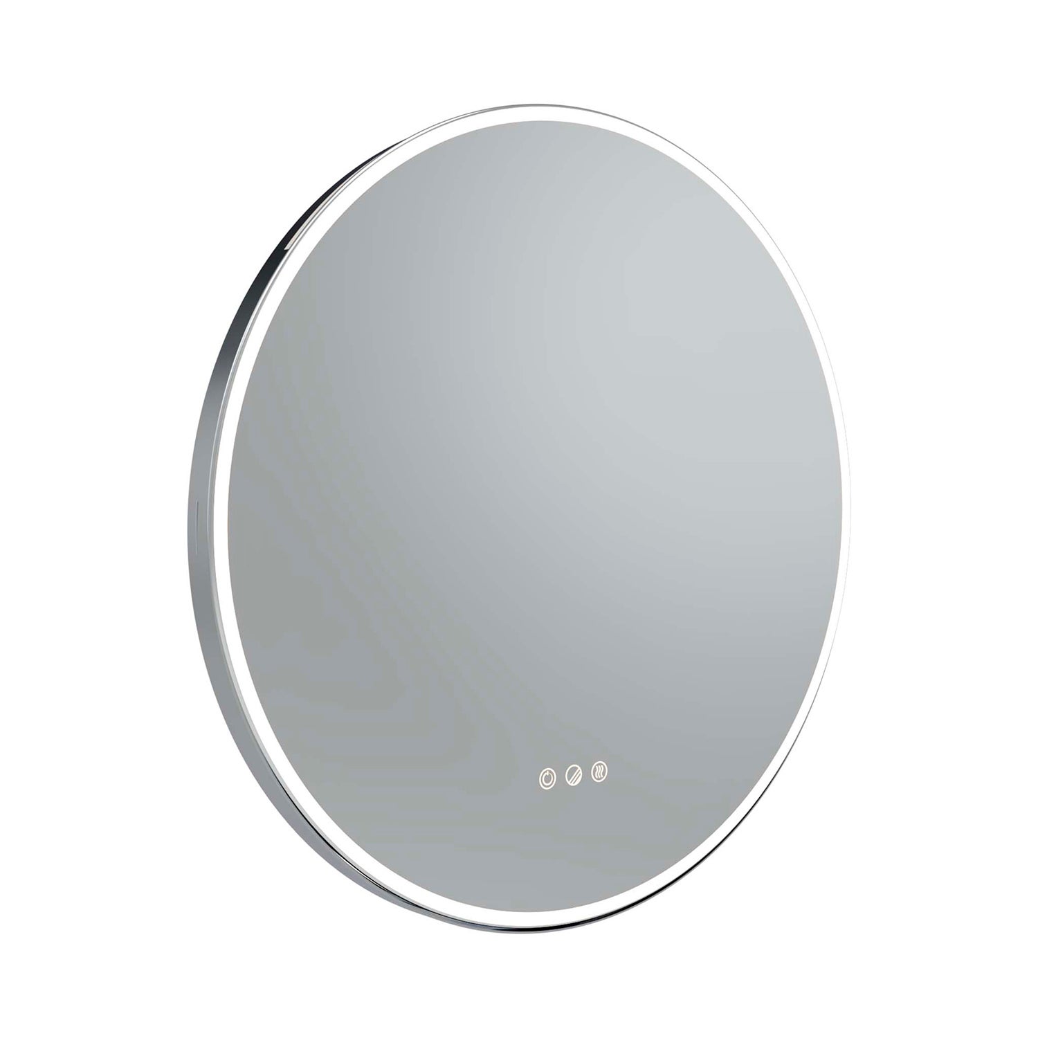 Spegel Phantom Ø80 Krom Ram