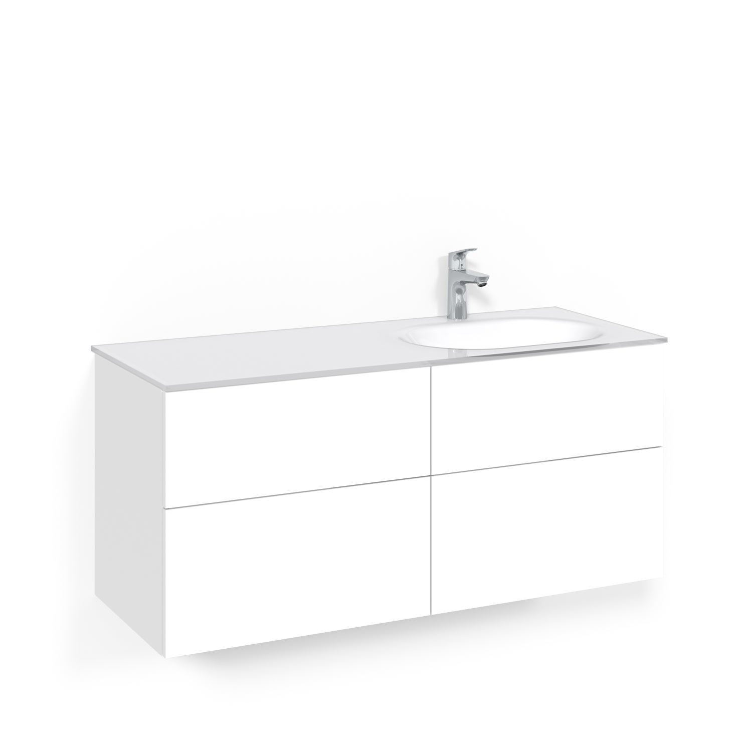 Kom Crown 120x45 Pl Vit VGH