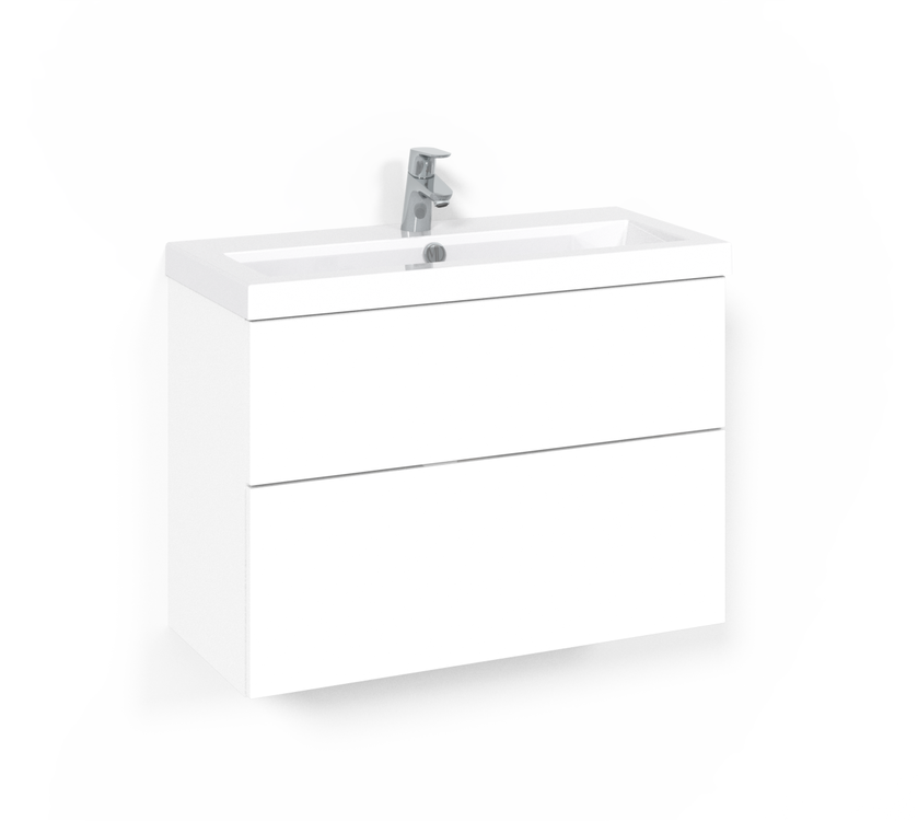 Kom Charm 80x37 Pl Vit Sm50