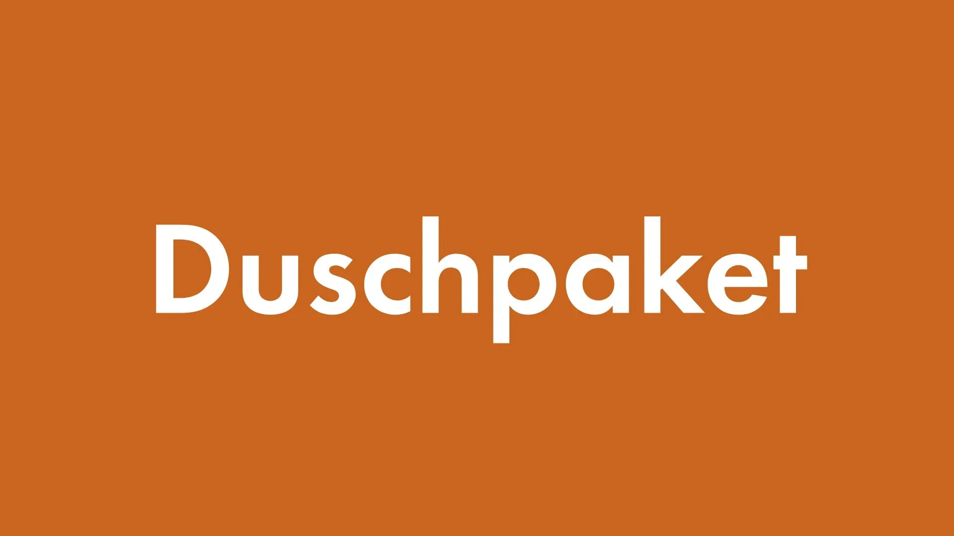 Färdiga duschpaket