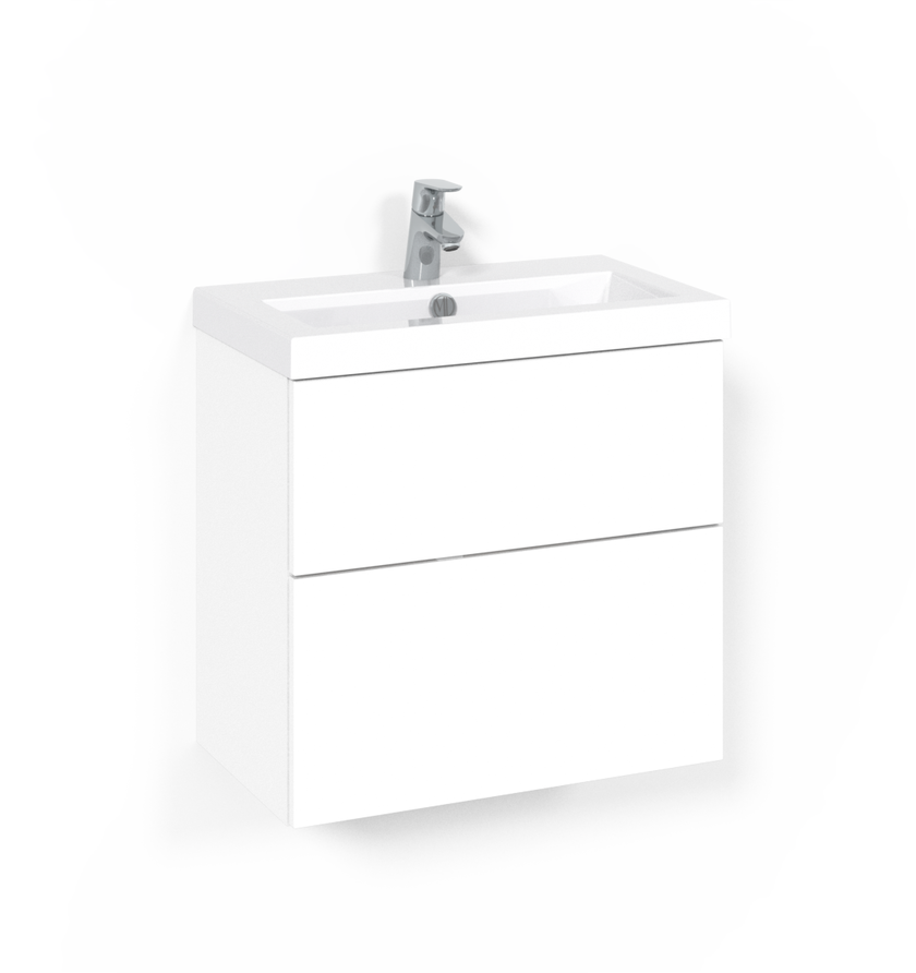 Kom Charm 60x37 Pl Vit Sm50